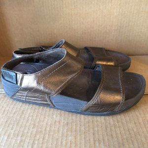 Fitflop 3 Strap Womens Sandal Bronze US 9 UK 7